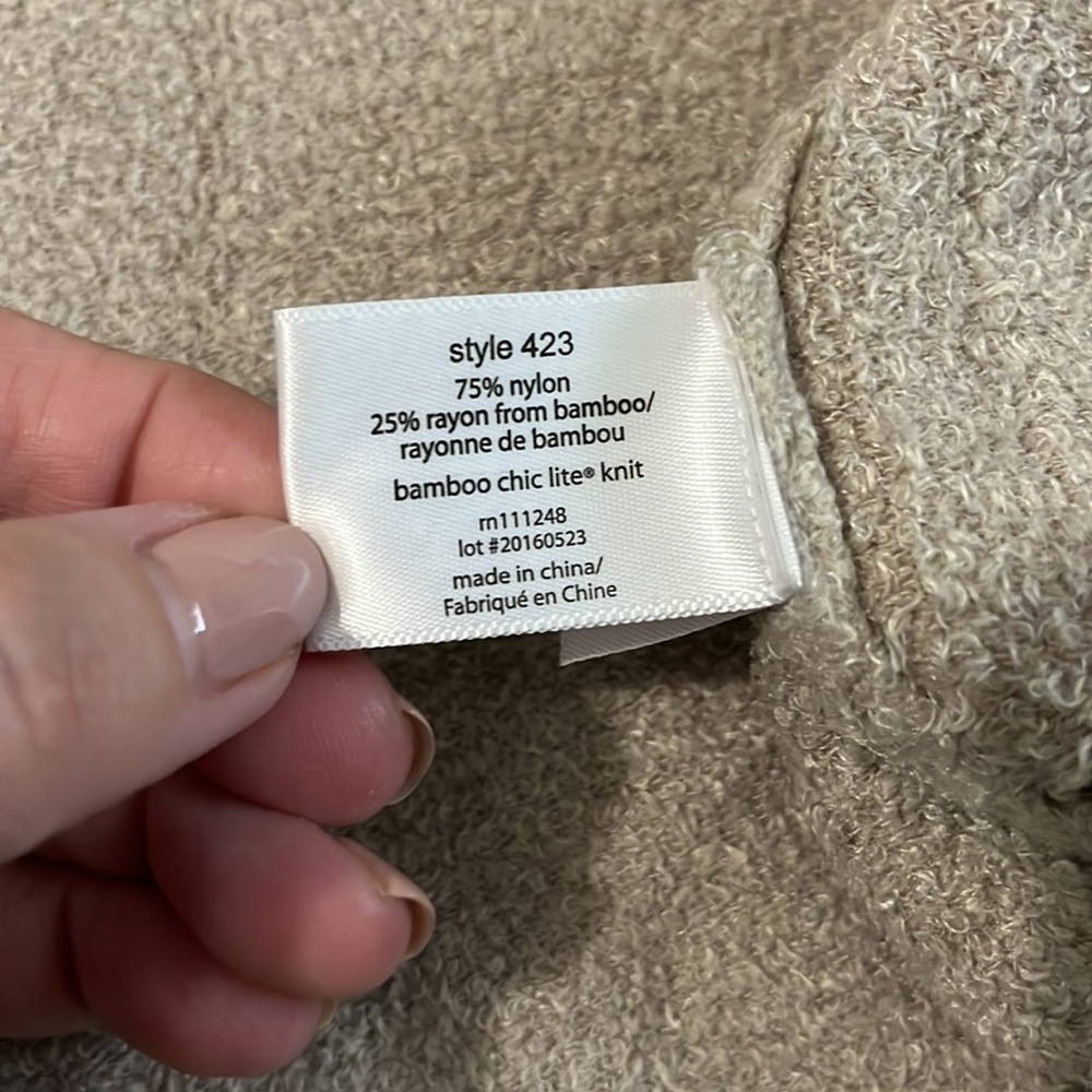 Barefoot Dreams Bamboo Chic Lite Cardigan Size 1X - Picture 6 of 7